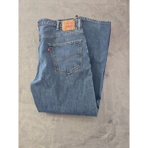Levi's 550 Mens Relaxed Fit Jeans Blue Denim Size‎ 40x32 Straight Leg